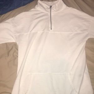 All white pull over